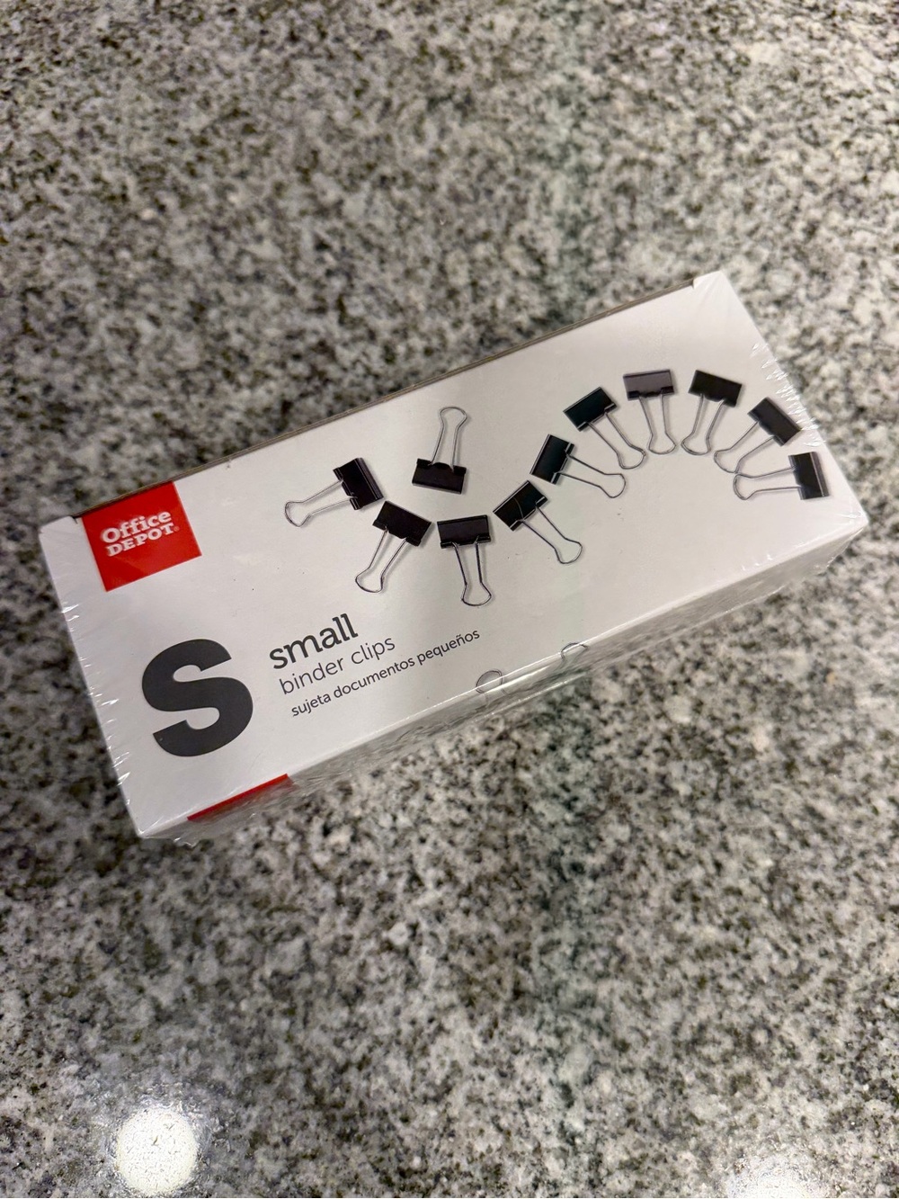 Small Black Binder Clips - Pack